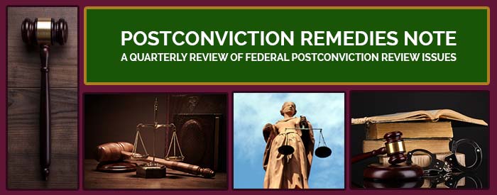 Postconviction Remedies Note
